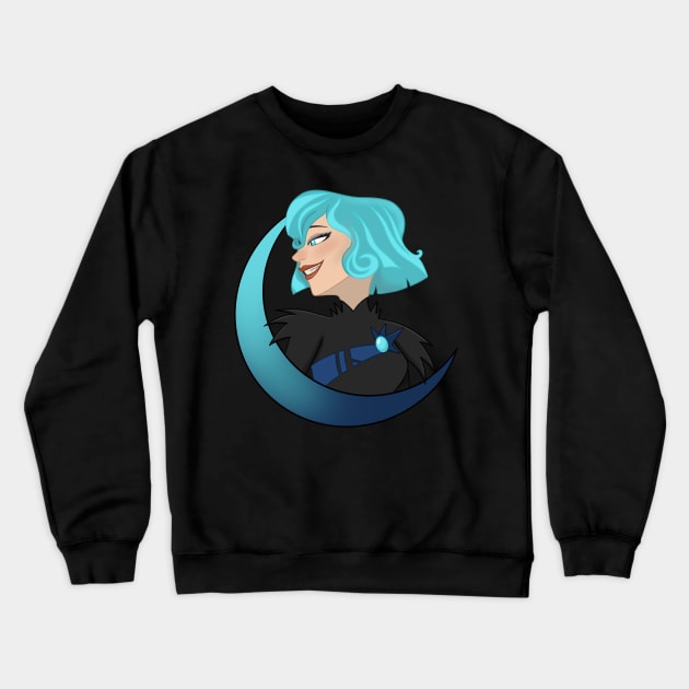 The Moon Stone Crewneck Sweatshirt by SolarNovae